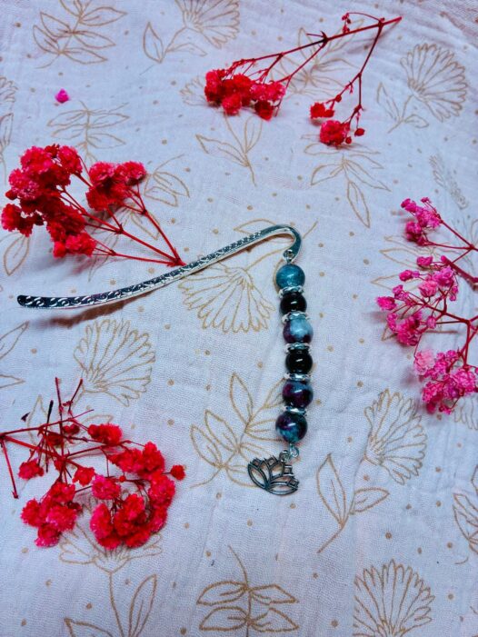 marque page tourmaline et grenat