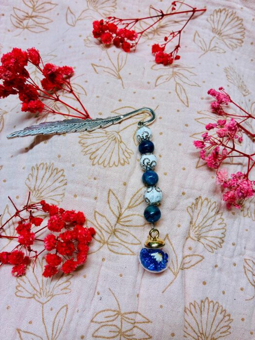 marque page sodalite et howlite