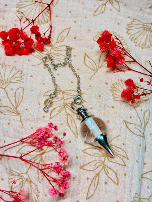 pendule cristal de roche